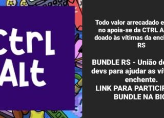 Ctrl Alt Jam organiza bundle Dev Ajuda Dev para ajudar vítimas no Rio Grande do Sul, reunindo jogos brasileiros. Foto: Reprodução/Instagram/LinkedIn