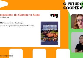 Rede Progressista de Games aborda brevemente a história dos games no Brasil para o SESC. Foto: Reprodução/YouTube
