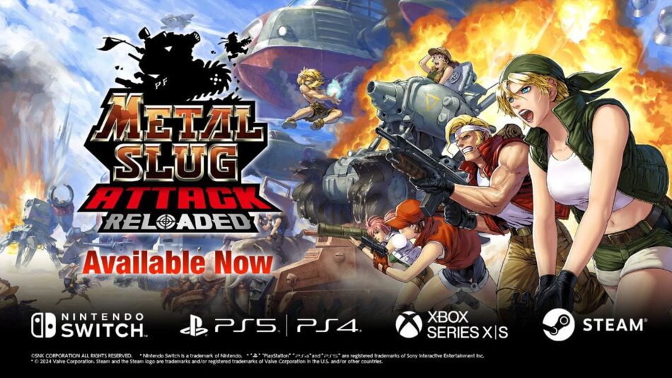 METAL SLUG ATTACK RELOADED chega aos consoles e PC. Foto: Divulgação