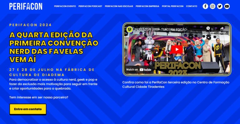 Perifacon 2024 Maior Convenção Nerd Das Favelas Libera Ingressos Para Sua Quarta Edição Drops