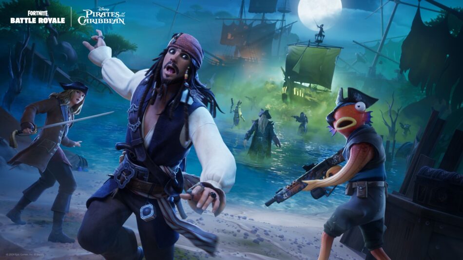 Olha ai Piratas do Caribe em Fortnite. Foto: Divulgação