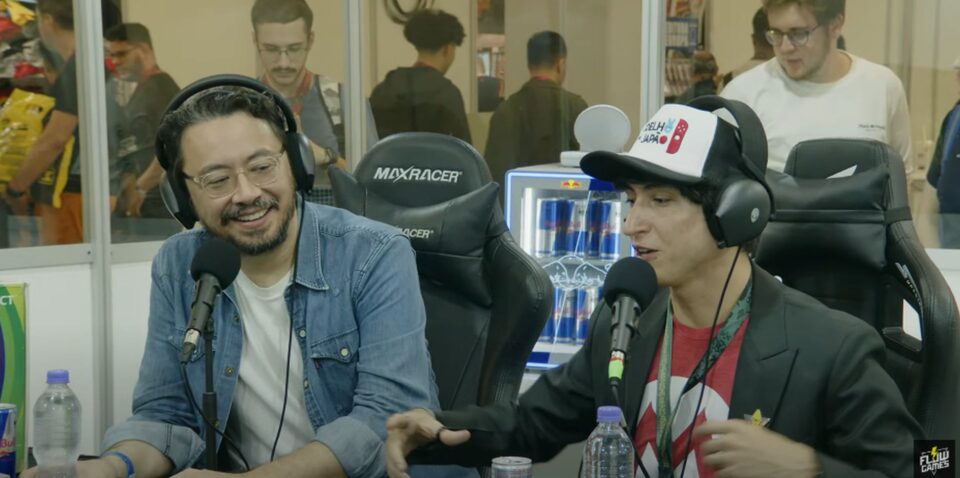 Pablo Miyazawa e Rodrigo Coelho falam sobre a história da Nintendo no Brasil. Foto: Reprodução/YouTube