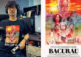 Admirador do Brasil? Hideo Kojima posta fotos usando camiseta do filme Bacurau. Foto: Reprodução/Instagram