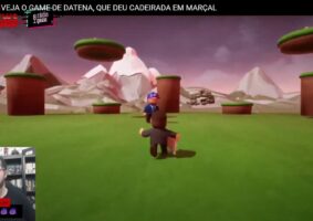 EXCLUSIVO: VEJA O GAME DE DATENA, QUE DEU CADEIRADA EM MARÇAL, AINDA EM DESENVOLVIMENTO. Foto: Reprodução/YouTube