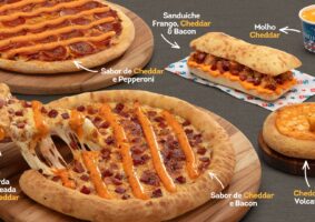 Domino’s Pizza inova cardápio e lança ‘Festival Cheddar’. Foto: Divulgação