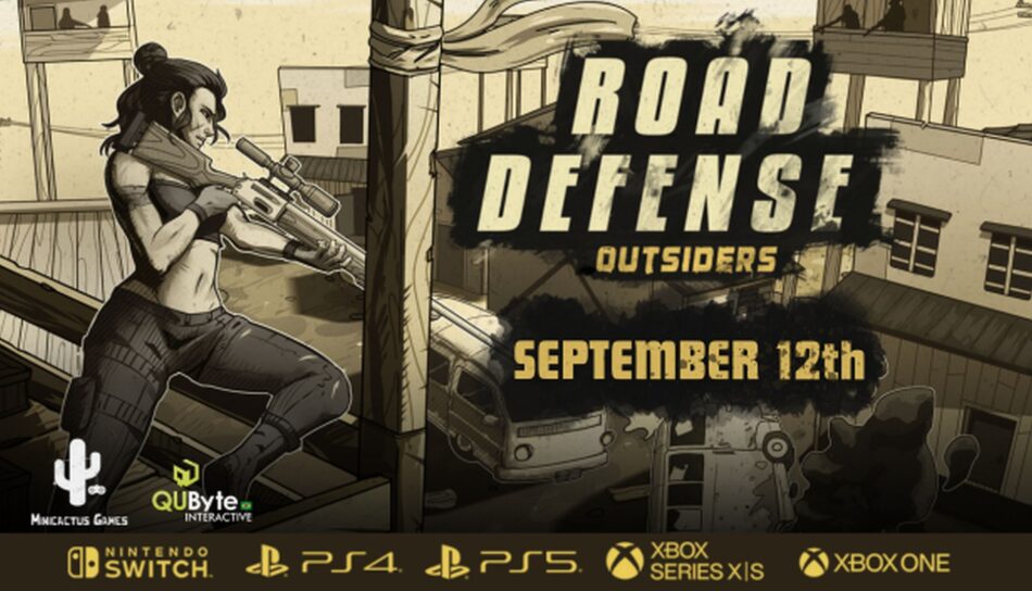 Road Defense: Outsiders, jogo indie brasileiro, estará disponível para consoles em 12 de setembro. Foto: Divulgação