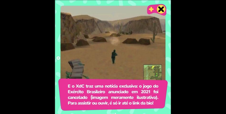 Jogo do Exército Brasileiro é cancelado por falta de recursos. Foto: Reprodução/LinkedIn