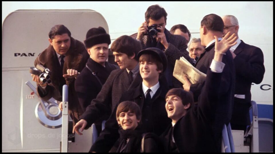 'Beatles ’64' Courtesy of Apple Corps, Ltd. Foto: Montagem Pedro Zambarda/Drops de Jogos