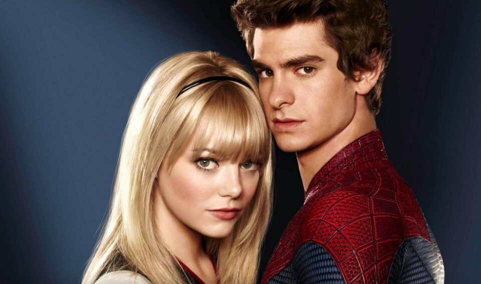 Emma Stone e Andrew Garfield como Gwen Stacy e Homem-Aranha — Foto: Reprodução