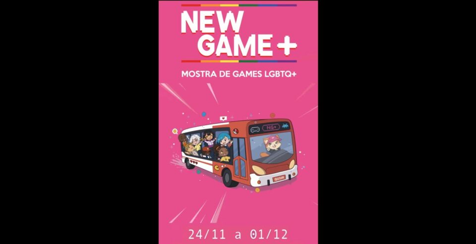 NewGame+ apresenta os títulos que estarão na primeira mostra de jogos LGBTQPN+. Foto: Divulgação