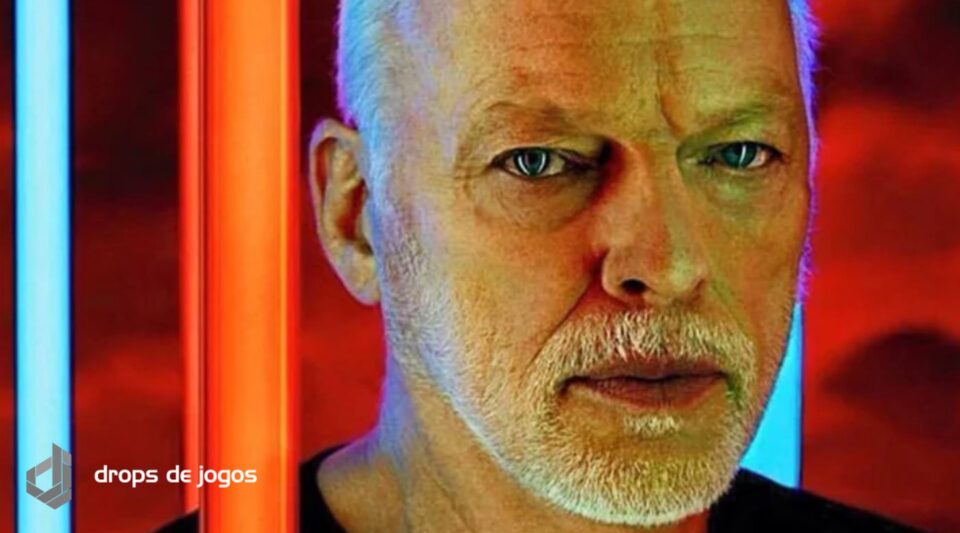 David Gilmour. Foto: Divulgação - Midiorama/Montagem Pedro Zambarda/Drops de Jogos