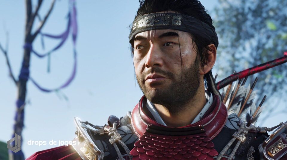 Ghost of Tsushima. Foto: Divulgação/Montagem Pedro Zambarda/Drops de Jogos