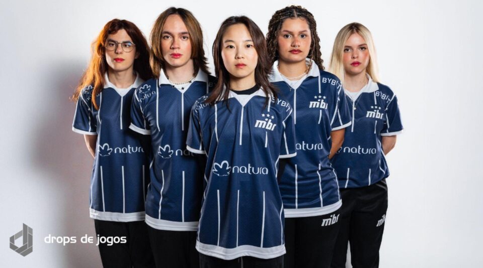 Natura traz elenco de VALORANT inclusivo do MIBR como embaixadoras da marca. Foto: Divulgação/Montagem Pedro Zambarda/Drops de Jogos