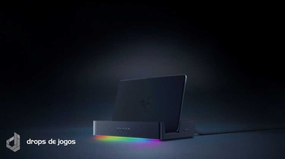 Entenda a conectividade para jogos mobile do Dock Razer Handheld Chroma. Foto: Divulgação/Montagem Pedro Zambarda/Drops de Jogos