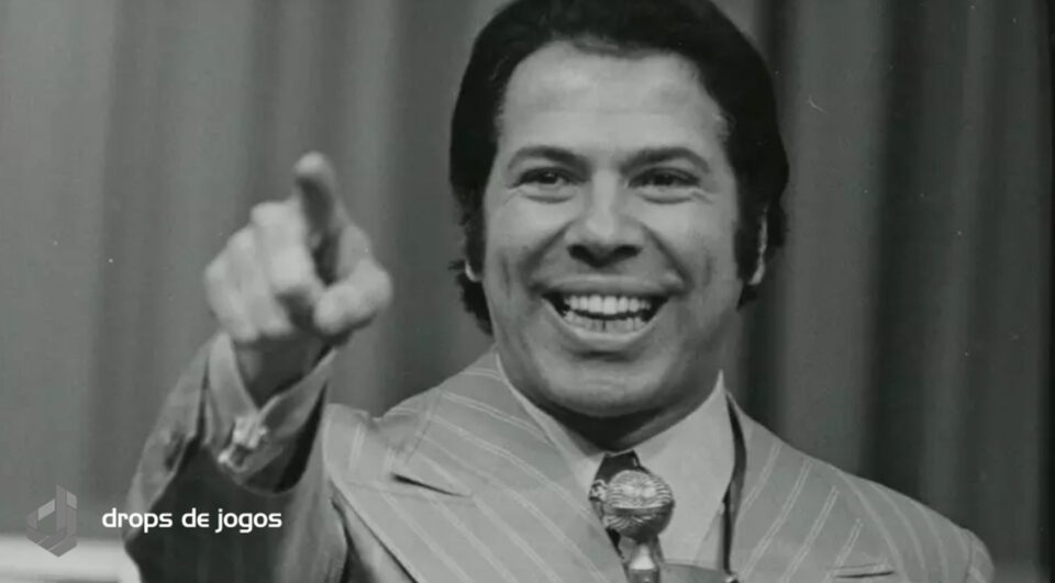 Silvio Santos no início da carreira televisiva. Ele era funcionário da Globo, que não conseguiu mantê-lo Foto: Divulgação SBT/Montagem Pedro Zambarda/Drops de Jogos